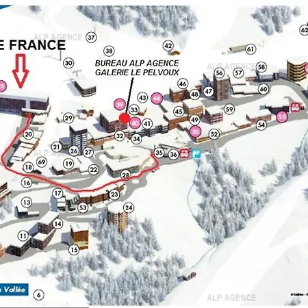 Le France - 2/3 Pers - Le France - 203fr - Plagne Centre Mae-9324 * La Plagne